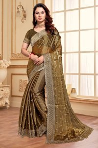Sequence Embroidered saree